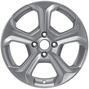 Platišče iz lahke zlitine 17" s 5 kraki, srebrne barve